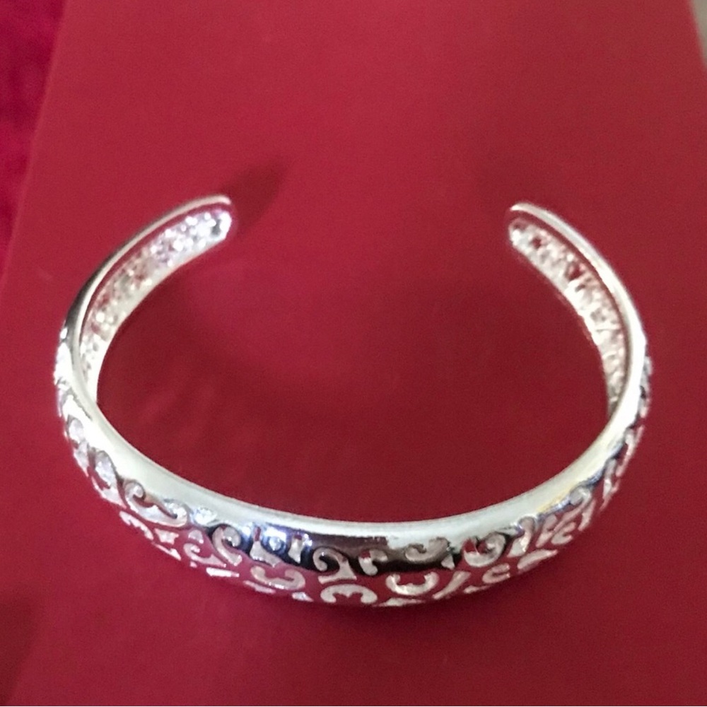 Sterling Silver Filigree Cuff Bracelet